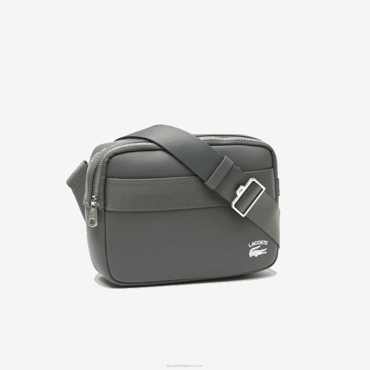 homens Lacoste sombra escura j37 bolsa repórter de borda de contraste 08D01957