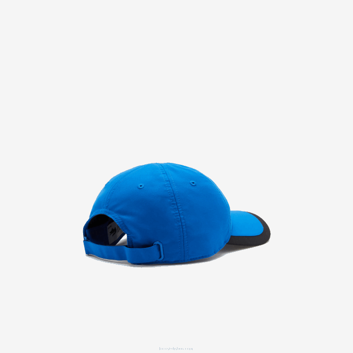homens Lacoste azul preto 6j4 boné leve com borda de contraste esportivo 08D01933