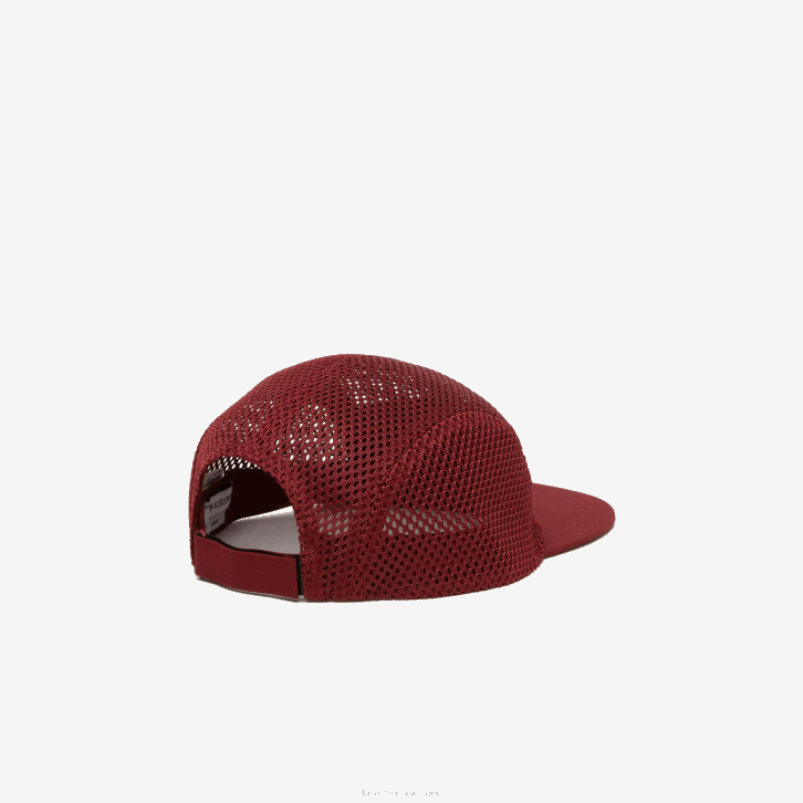 homens Lacoste bordeaux zs1 boné de crocodilo de silicone 08D01921