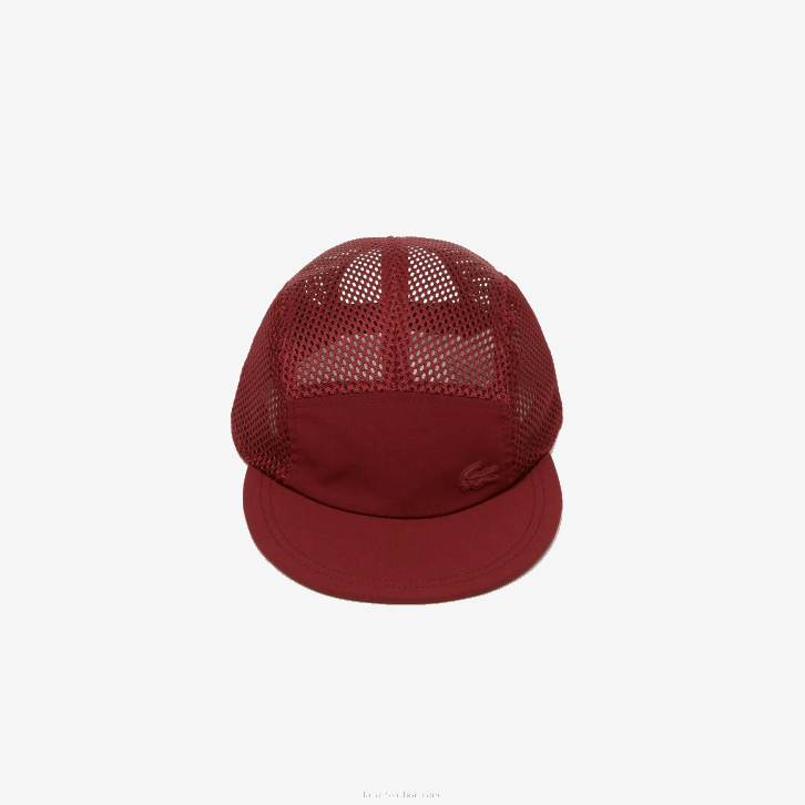 homens Lacoste bordeaux zs1 boné de crocodilo de silicone 08D01921