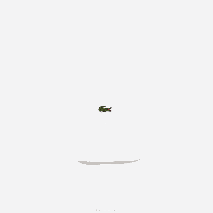 homens Lacoste branco 001 boné de sarja de algodão orgânico 08D02150