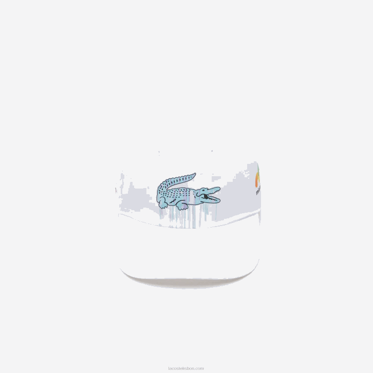 homens Lacoste branco 001 boné sport miami open edition 08D02186