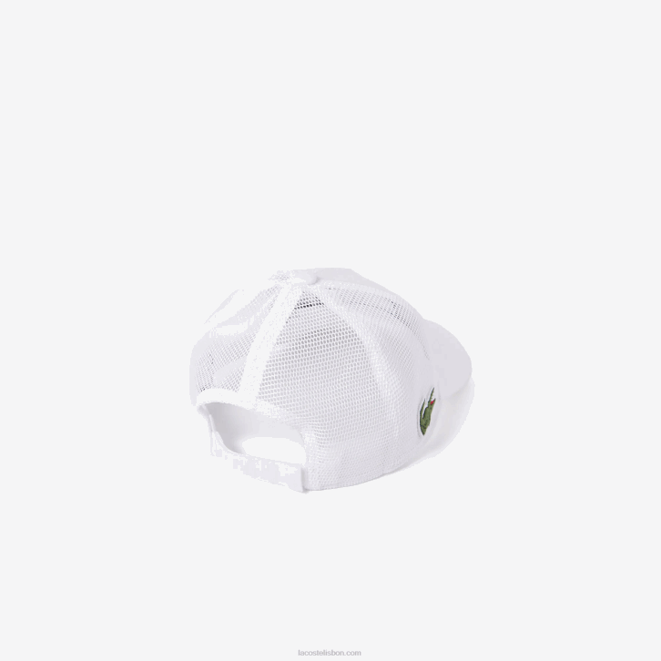 homens Lacoste branco 001 chapéu aberto de miami 08D02341