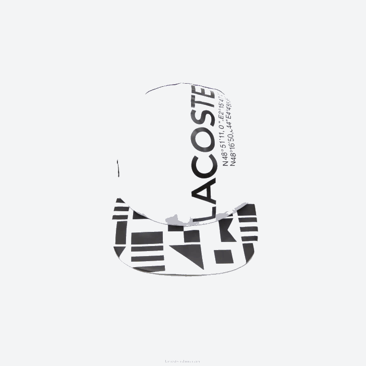 homens Lacoste branco roxo preto 6p1 boné esportivo leve 08D02258