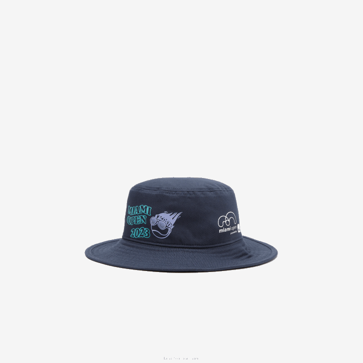 homens Lacoste kxe azul chapéu sport miami open edition 08D02172