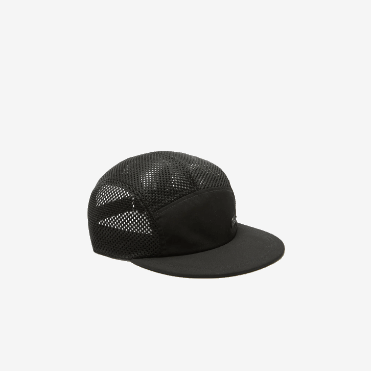 homens Lacoste preto 031 boné de crocodilo de silicone 08D01920