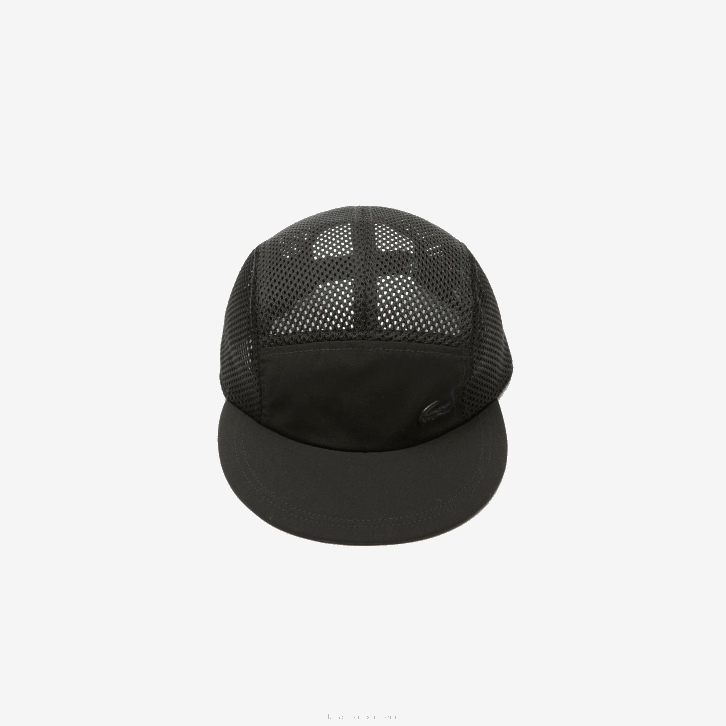 homens Lacoste preto 031 boné de crocodilo de silicone 08D01920
