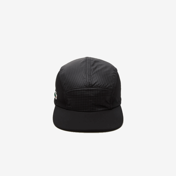 homens Lacoste preto 8vm boné esportivo dobrável pico girolle 08D01918