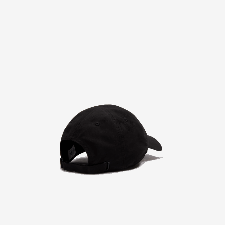 homens Lacoste preto branco 258 boné leve com borda de contraste esportivo 08D01931
