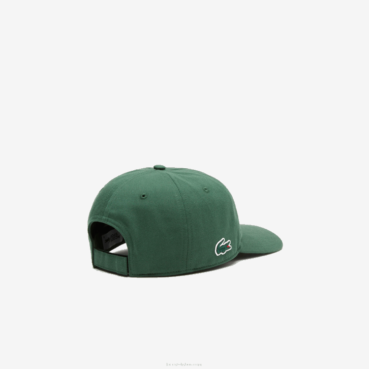 homens Lacoste verde 132 Boné de sarja Sport Miami Open Edition 08D02175