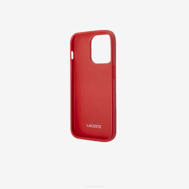 homens Lacoste azul marinho marrom 883 capa iphone 14 pro max com efeito petit pique 08D02214