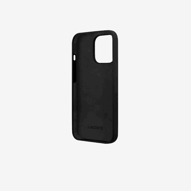 homens Lacoste branco 000 capa de silicone iphone 14 pro max 08D02216