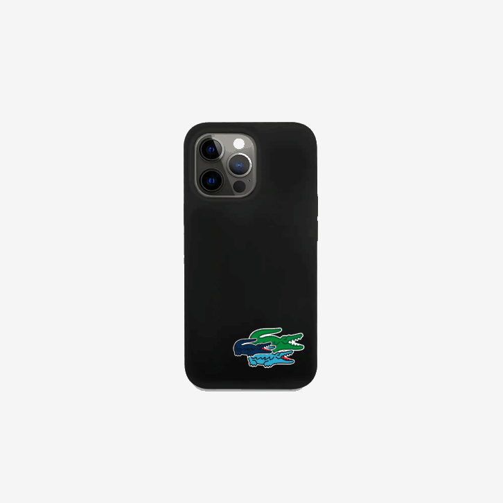 homens Lacoste branco 000 estojo de silicone iphone 14 pro 08D02220