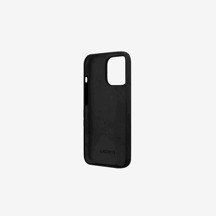 homens Lacoste branco 000 estojo de silicone iphone 14 pro 08D02220