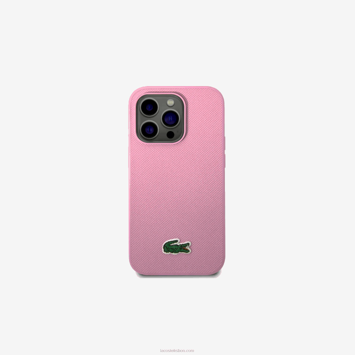 homens Lacoste parme m33 capa iphone 14 pro com efeito petit pique 08D02218