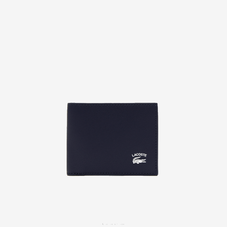 homens Lacoste 21 carteira dobrável com slot para cartão interno 08D01993