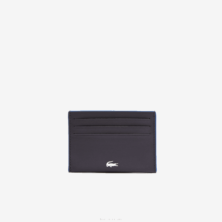 homens Lacoste imã lazuli g74 porta cartão de couro fitzgerald 08D02049