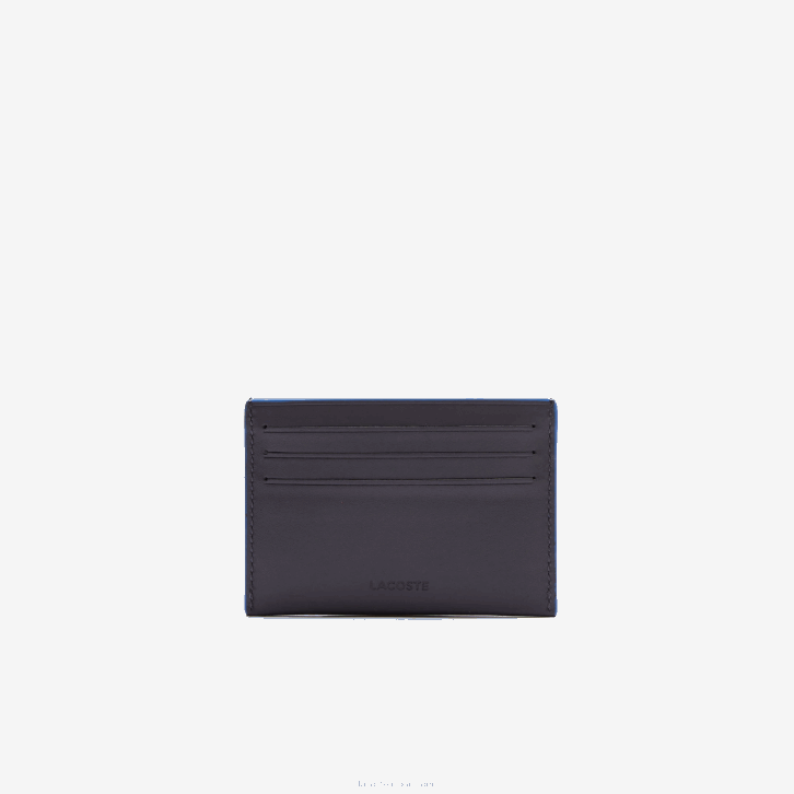 homens Lacoste imã lazuli g74 porta cartão de couro fitzgerald 08D02049