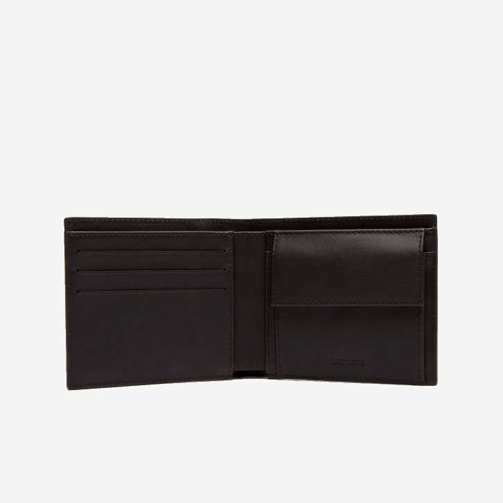 homens Lacoste marrom escuro 028 carteira de couro fitzgerald 08D01944