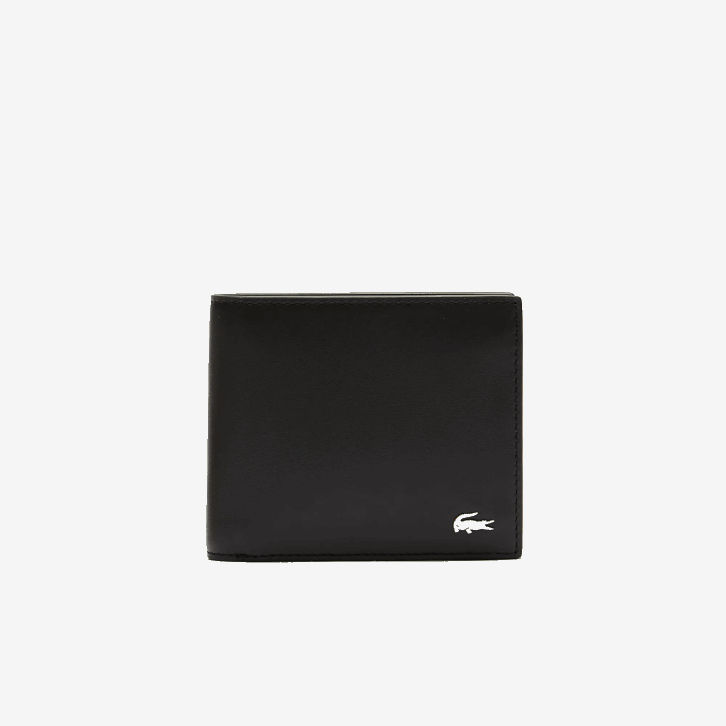 homens Lacoste preto 000 carteira de couro fitzgerald 08D01943
