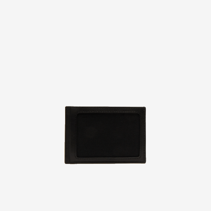 homens Lacoste preto 000 carteira de couro fitzgerald e porta cartões 08D02043