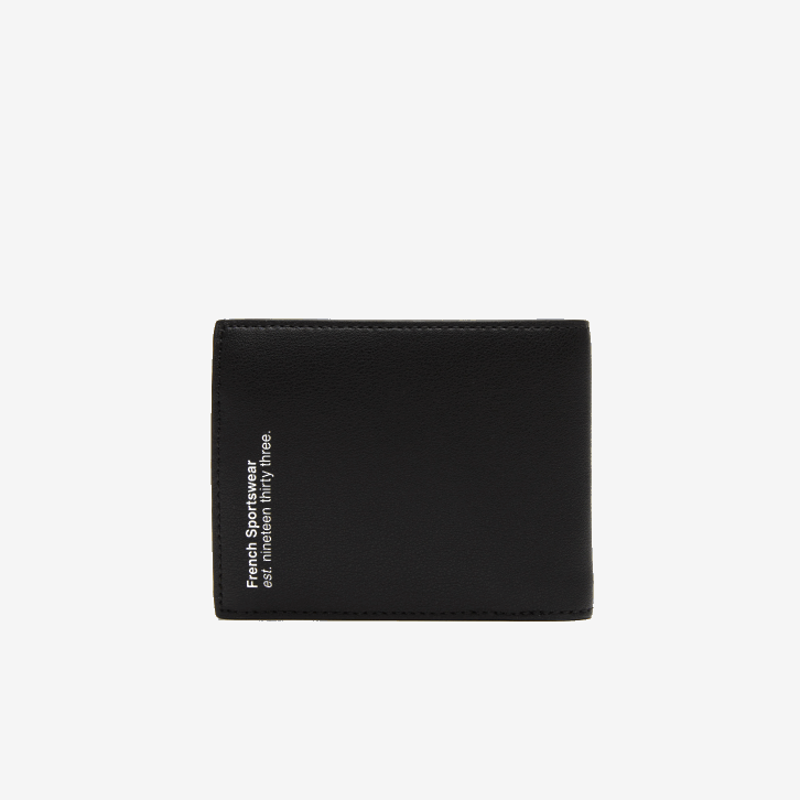 homens Lacoste preto 000 carteira de impressão de contraste 08D01991