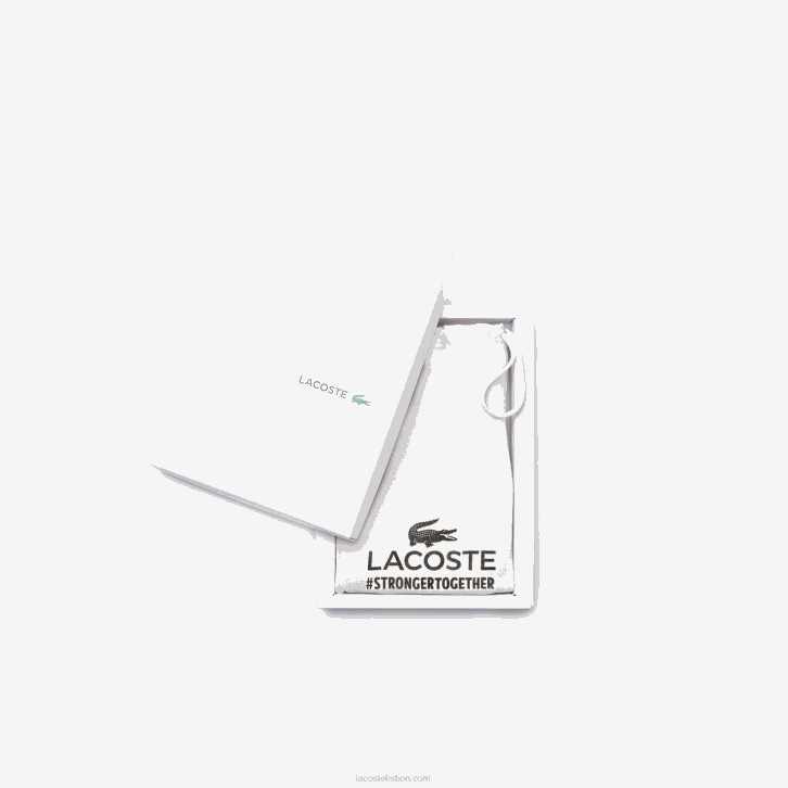homens Lacoste branco 001 l.12.12 máscaras faciais pacote com 3 08D02263