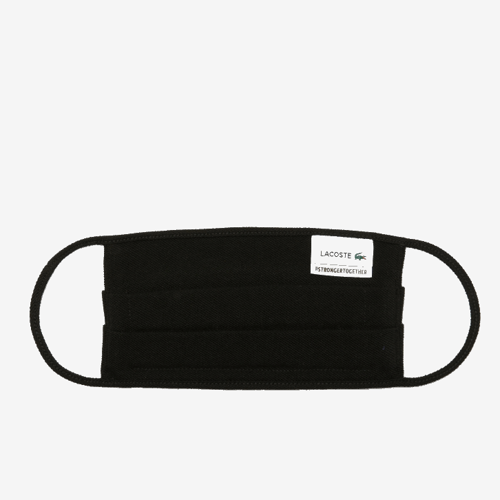 homens Lacoste preto 031 l.12.12 máscaras faciais pacote com 3 08D02262