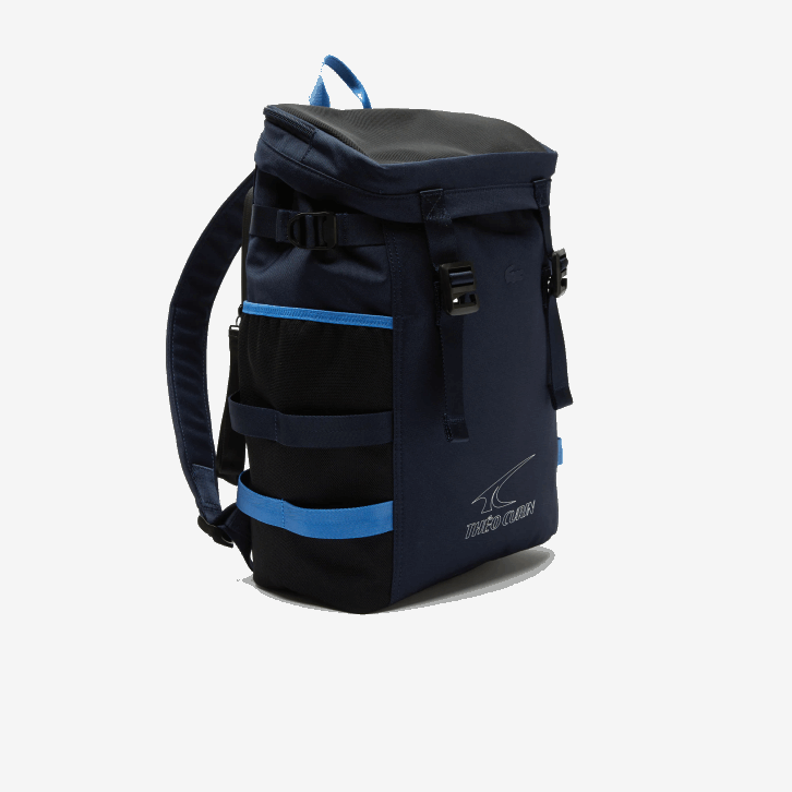 homens21 mochila de lona técnica lacoste x theo curin 08D02124