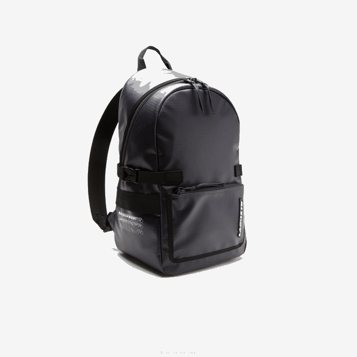 homens Lacoste azul nuit noir m20 mochila de marca de contraste 08D01978