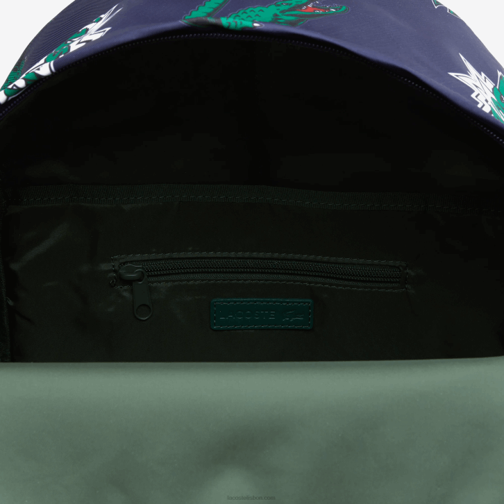 homens Lacoste fuzileiro naval 166 crocodilo l25 mochila estampada em quadrinhos 08D02096