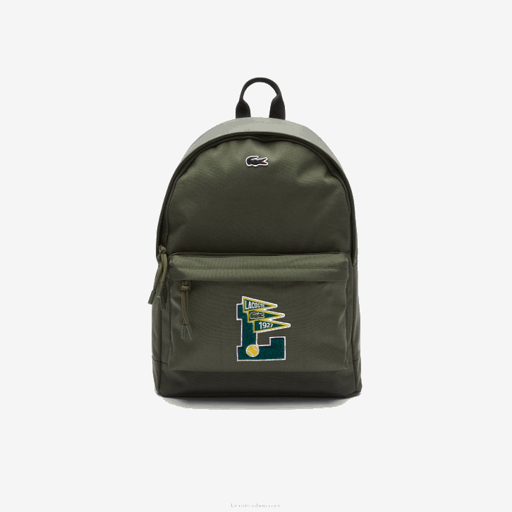 homens Lacoste l patch baobab h40 flâmulas neocroc l badge mochila de lona 08D02070