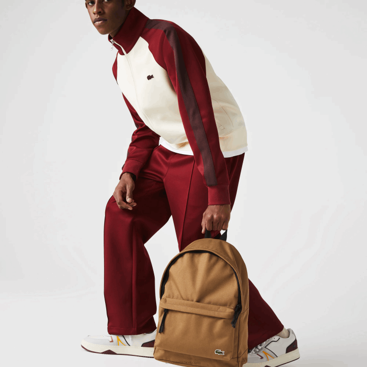 homens Lacoste lontra d54 mochila de lona neocroc 08D02041
