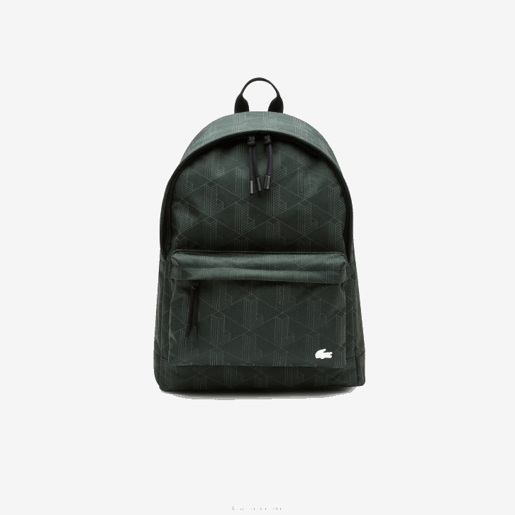homens Lacoste monograma sinopla l22 mochila com estampa monograma refletiva 08D02072