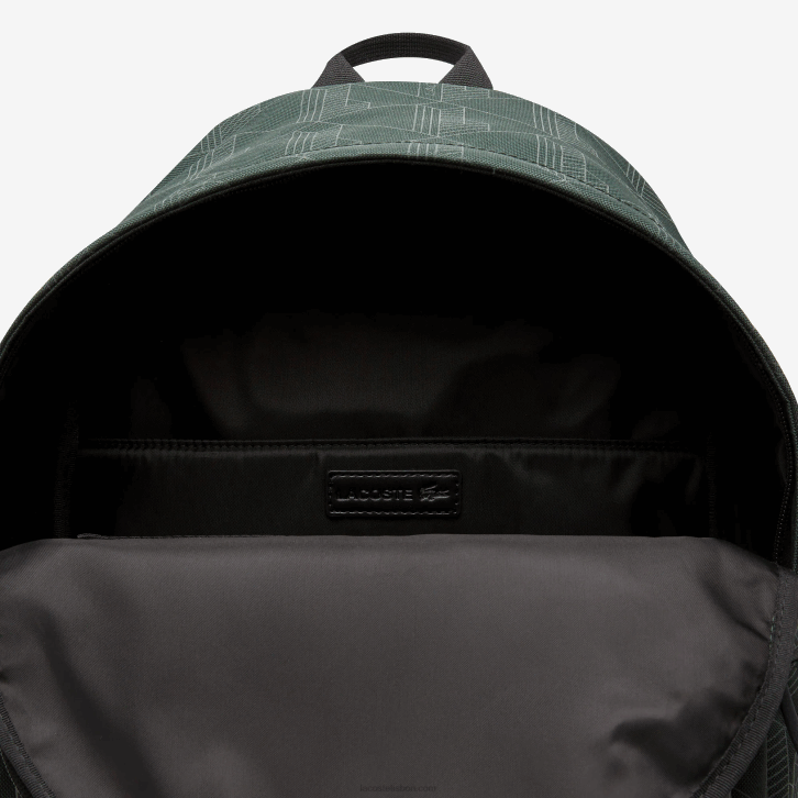homens Lacoste monograma sinopla l22 mochila com estampa monograma refletiva 08D02072
