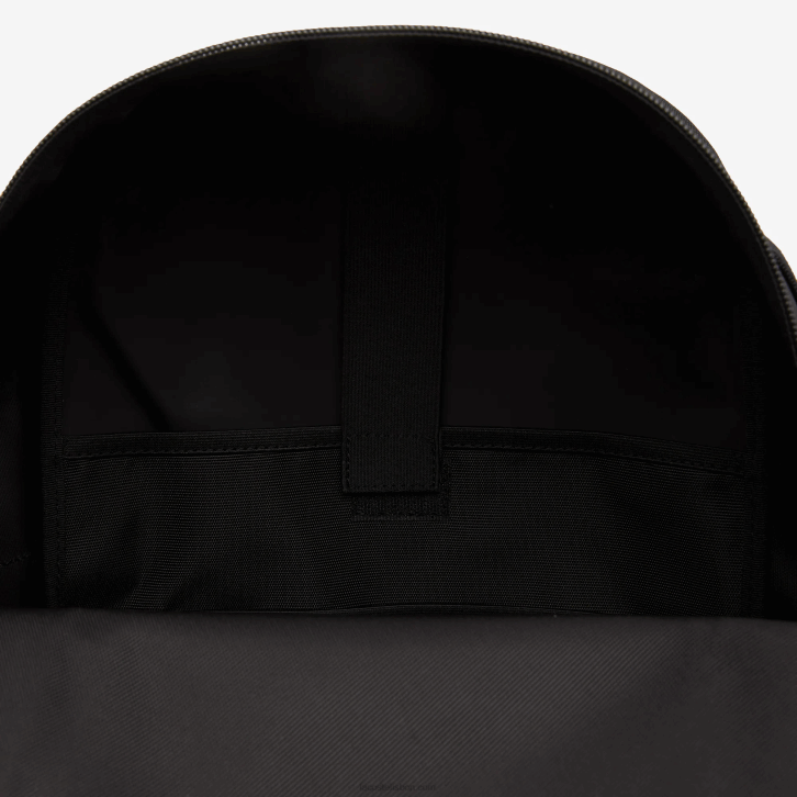 homens Lacoste noir cal k68 mochila impermeável com cordão elástico 08D02085