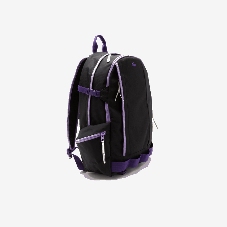 homens Lacoste noir samui neva farine k96 mochila de bolso com zíper color block 08D02100