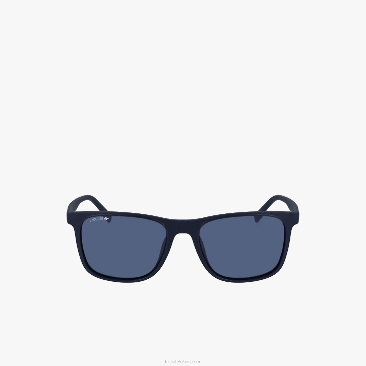 homens Lacoste azul 424 óculos de sol de forma quadrada 08D02328