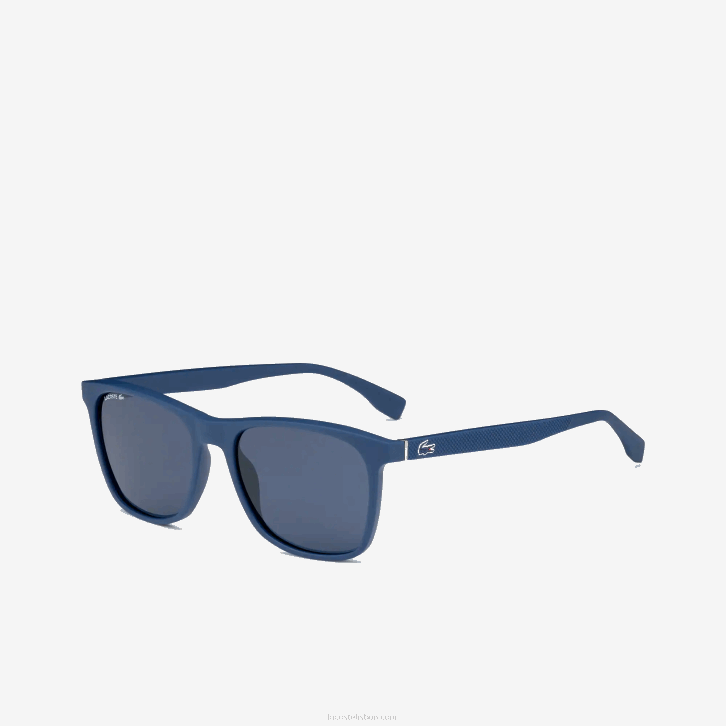 homens Lacoste azul 424 óculos de sol premium retângulo modificado l.12.12 08D01928