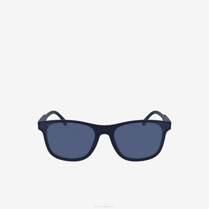 homens Lacoste azul 424 escudo l.12.12 óculos de sol 08D02300