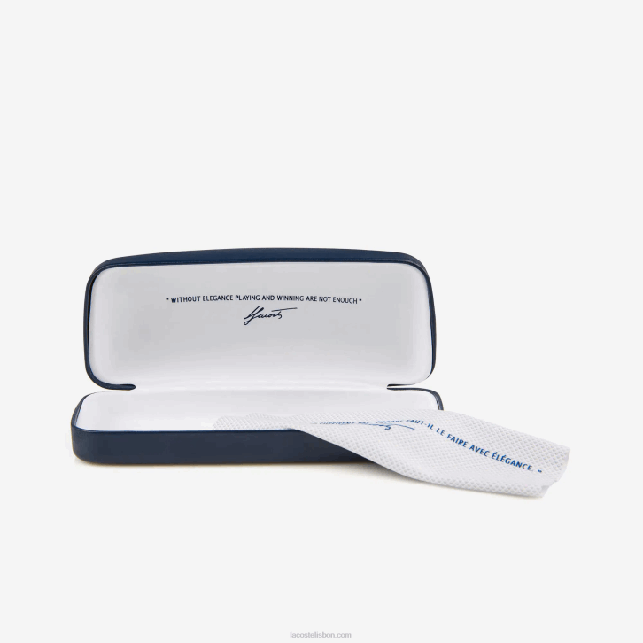 homens Lacoste havana 240 óculos de sol retângulo estilo escala L.12.12 em acetato 08D02183