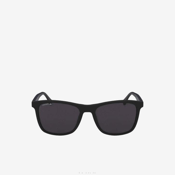 homens Lacoste preto/azul 002 óculos de sol premium retângulo modificado l.12.12 08D01927