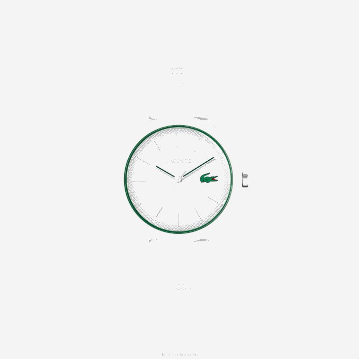 homens Lacoste branco 000 12.12 relógio de pulseira de silicone branco 08D02203
