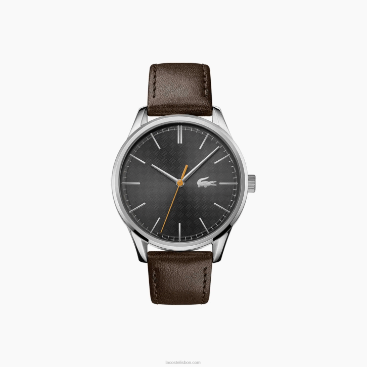 homens Lacoste marrom 000 viena relógio de 3 ponteiros 08D02213