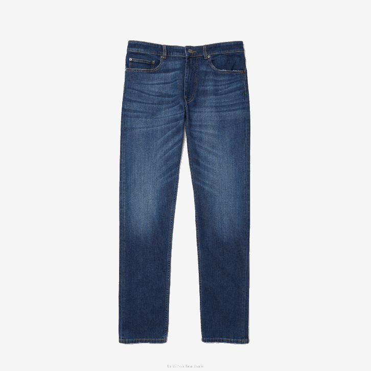 homens Lacoste azul mk9 calça jeans slim fit de algodão 08D0419