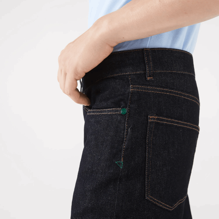 homens Lacoste azul ml4 calça jeans slim fit de algodão 08D0420