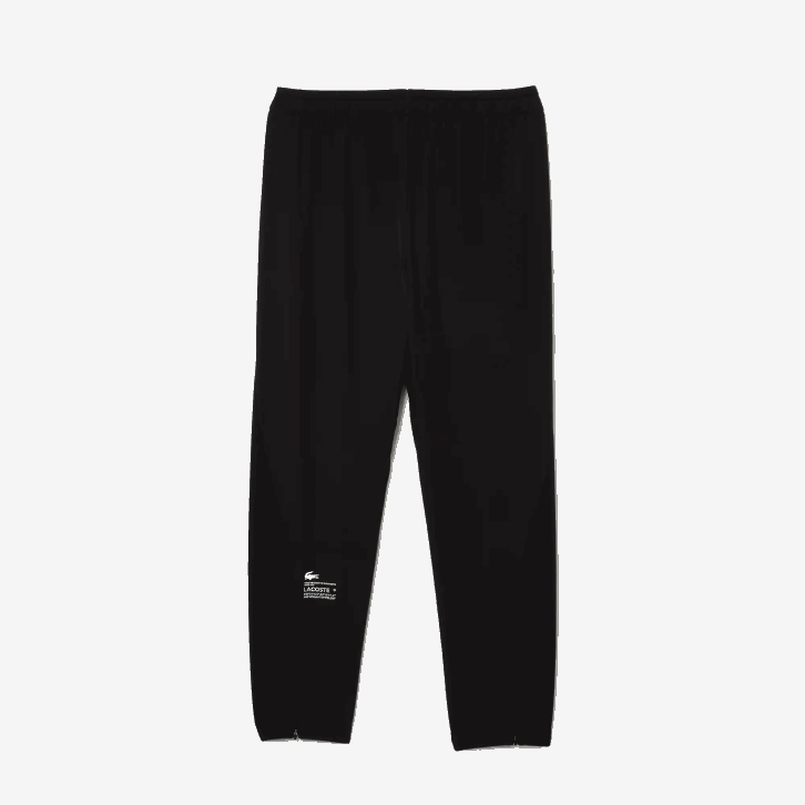 homens Lacoste preto c31 calças esportivas com zíper inferior 08D01091