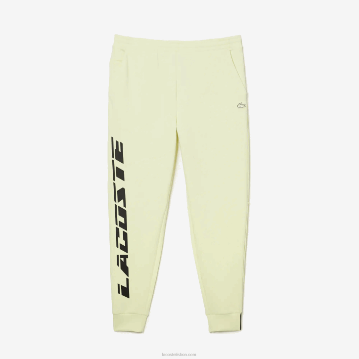 homens Lacoste amarelo 6gd calça de marca slim fit 08D0974