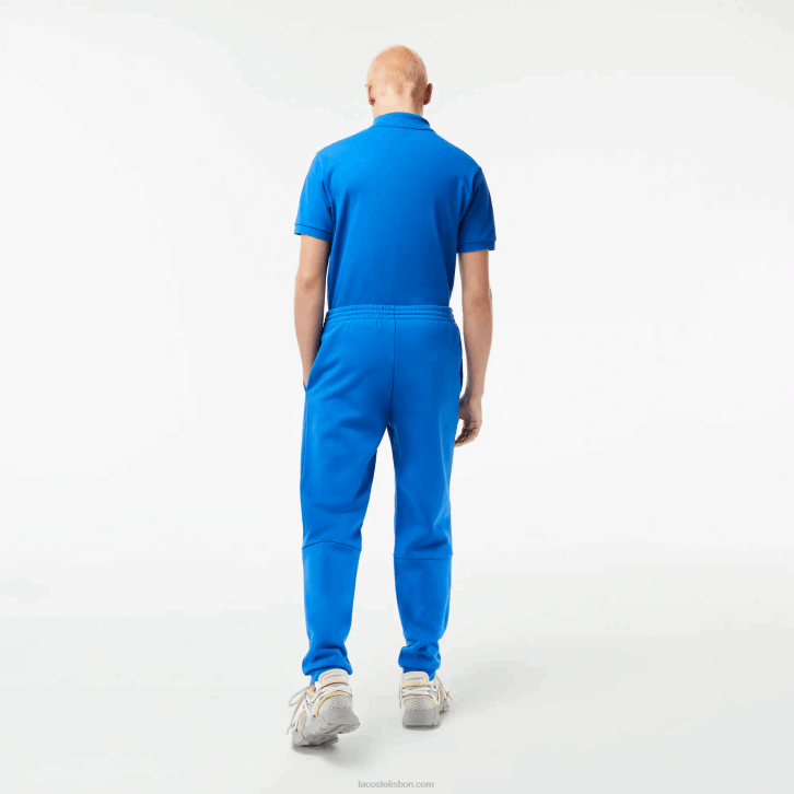 homens Lacoste azul kxb calça de moletom de ajuste cônico 08D0357