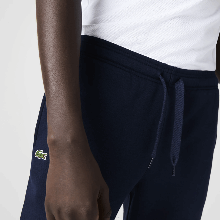 homens Lacoste azul marinho 166 calça esportiva de lã para tênis 08D01151
